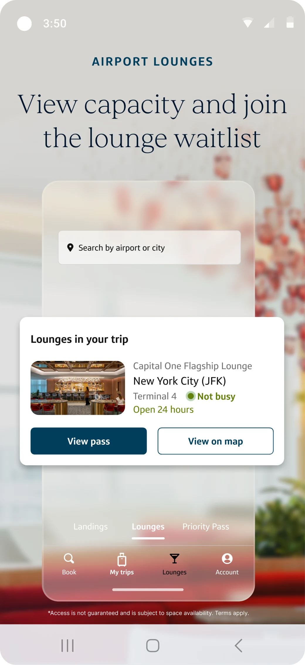 Capital One Travel screenshot