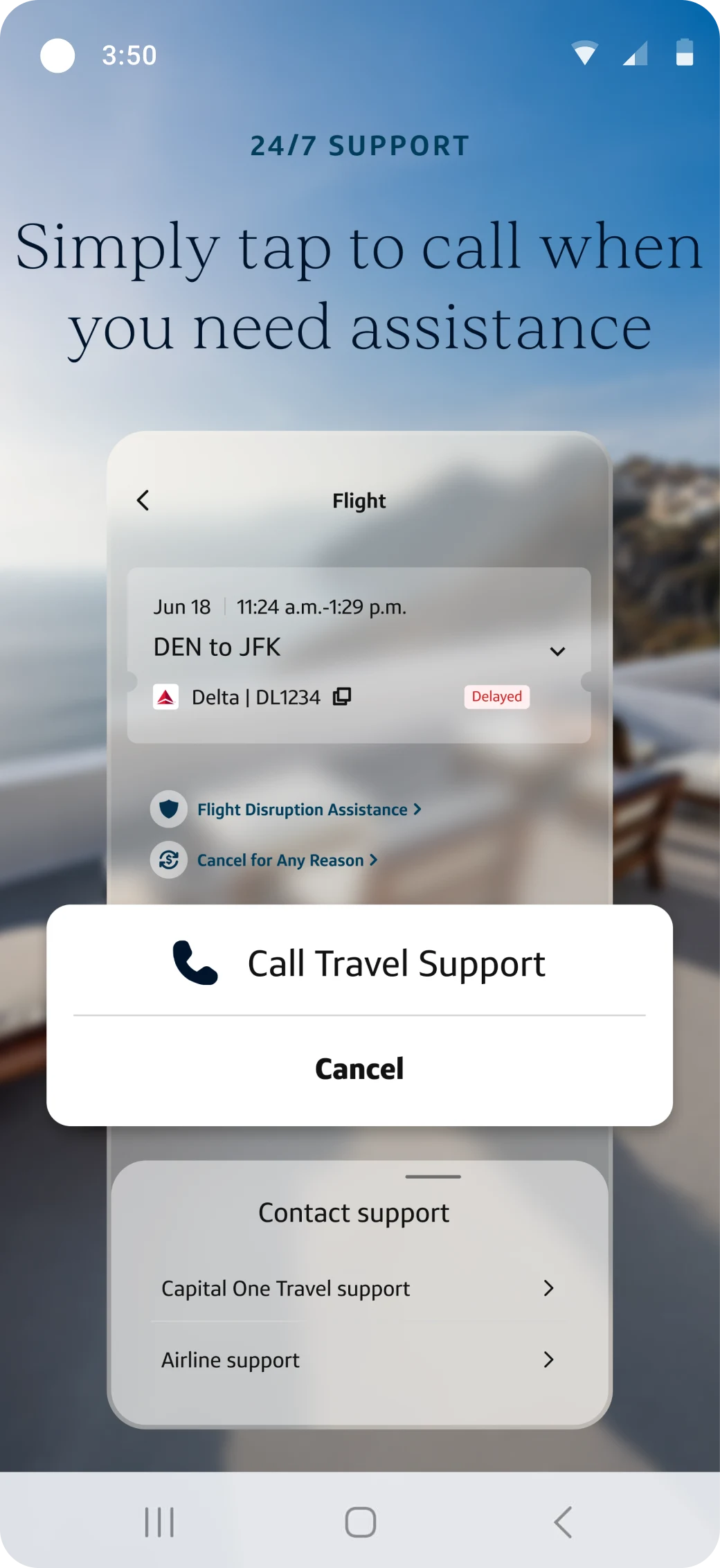 Capital One Travel screenshot